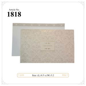 Flat Card - 1818